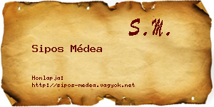 Sipos Médea névjegykártya